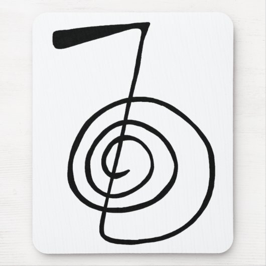 Reiki: Cho Ku Rei: Het Briefkaart van het machtssy Muismat (Voorkant)