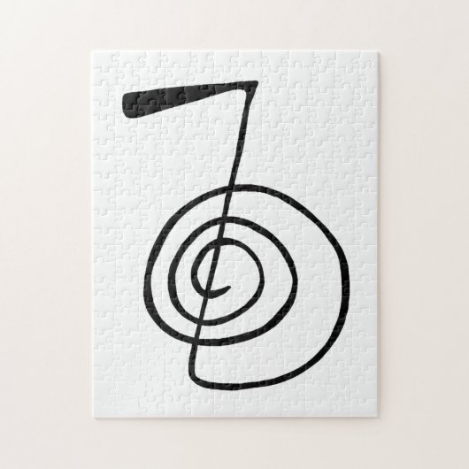 Reiki: Cho Ku Rei: Het krachtsymbool Legpuzzel (Verticaal)