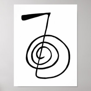Reiki: Cho Ku Rei: Het krachtsymbool Poster