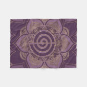 Reiki Cho Ku Rei - pastel en goud Fleece Deken (Voorkant (Horizontaal))