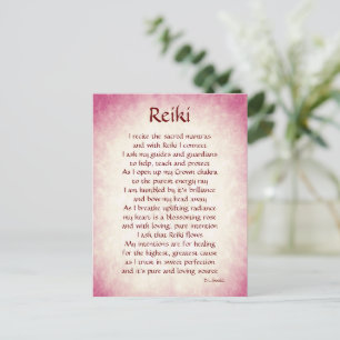 Reiki Connection gedicht art Briefkaart