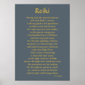 "Reiki Connection"-gedicht Poster (Voorkant)