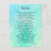 Reiki Connection Poem Art Briefkaart (Voorkant)