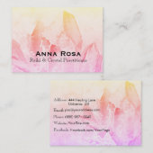 *~* Reiki Crystal Yoga Reiki Master Energy Healing Visitekaartje (Voorkant / Achterkant)