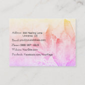 *~* Reiki Crystal Yoga Reiki Master Energy Healing Visitekaartje (Achterkant)