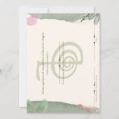 Reiki eerste graad certificaat kaart (Voorkant)