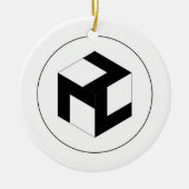 Reiki en Male Antahkarana Keramisch Ornament (Voorkant)