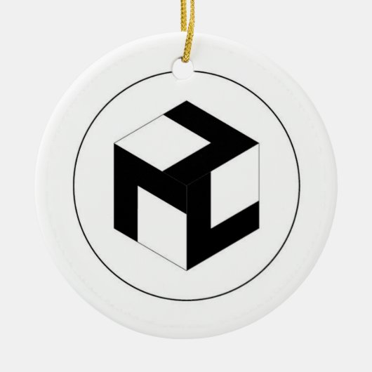 Reiki en Male Antahkarana Keramisch Ornament (Voorkant)