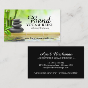 Reiki en Yoga-Visitekaartjes Visitekaartje