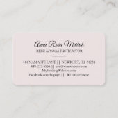 *~* Reiki — Energie-herstellende barsten — Rays Sp Visitekaartje (Achterkant)