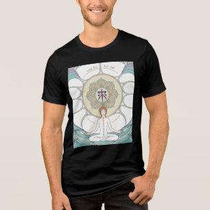 Reiki energie voor innerlijke vrede - een ontwerp  Tri-Blend shirt