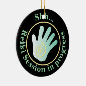 Reiki Energy Hand Deurhangers Keramisch Ornament (Rechts)