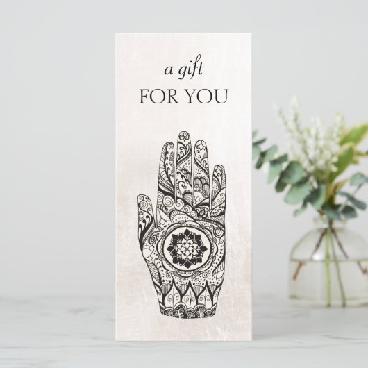 Reiki Energy Healer Cadeaubon (Staand voorkant)