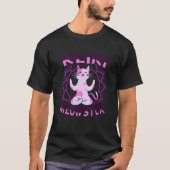 Reiki Energy Healer Cat voor een Reiki Master T-shirt (Voorkant)