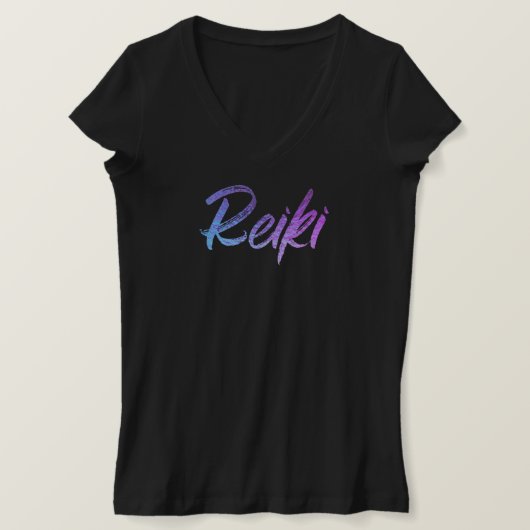 ** Reiki Energy Healer Practitioner of Meester T-shirt (Design voorkant)