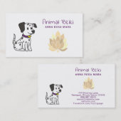 *~* Reiki Energy Healing Animal Communicator Visitekaartje (Voorkant / Achterkant)