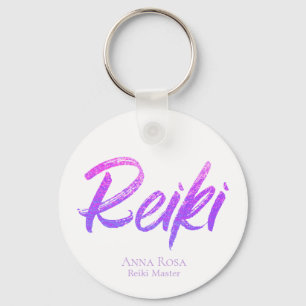 *~* Reiki Energy Healing Iridescent Modern Sleutelhanger
