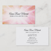 ** Reiki Energy Healing Rays Bursts Sparkle Visitekaartje (Voorkant / Achterkant)