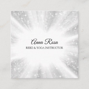 ** Reiki Energy Healing Rays Lichtwerker Vierkante Visitekaartje