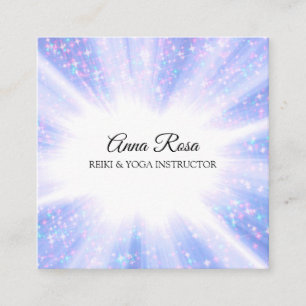*~* Reiki Energy Healing Rays Light Worker Vierkante Visitekaartje