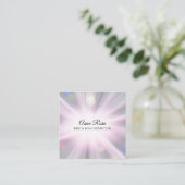 *~* Reiki Energy Healing Rays Light Worker Vierkante Visitekaartje (Staand voorkant)