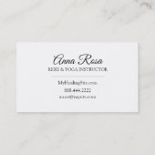 *~* Reiki Energy Healing Sparkle Rays Visitekaartje (Achterkant)