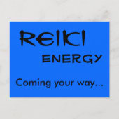 Reiki Energy, kom op je weg... Briefkaart (Voorkant)