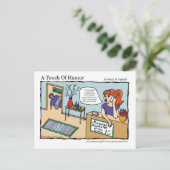 Reiki Energy Work Massage Comic Briefkaart (Staand voorkant)