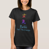 Reiki Feel The Energy Rainbow T-shirt (Voorkant)