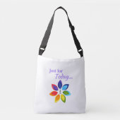 Reiki Flower T-shirt Crossbody Tas (Voorkant)