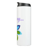 Reiki Flower T-shirt Thermosbeker (Geroteerd rechts)