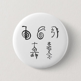Reiki for Life Ronde Button 5,7 Cm