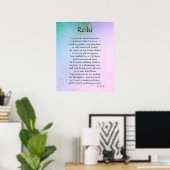 "Reiki" gedicht poster (Thuiskantoor)