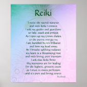 "Reiki" gedicht poster (Voorkant)
