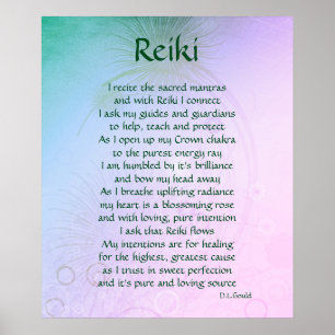 "Reiki" gedicht poster
