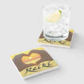 Reiki Gifts, Reiki Stenen Onderzetter (Zijkant)
