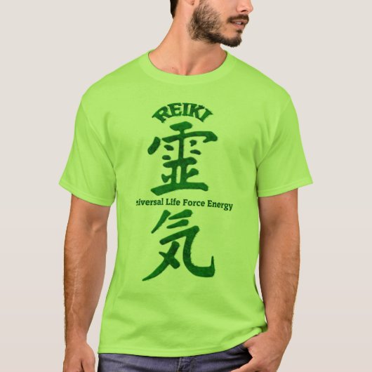 Reiki Green T-shirt (Voorkant)