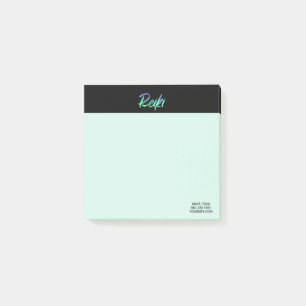 *~* Reiki Green Turquoise Blue & Iridescent Post-it® Notes