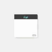 *~* Reiki Green Turquoise Blue & Iridescent Post-it® Notes (Voorkant)