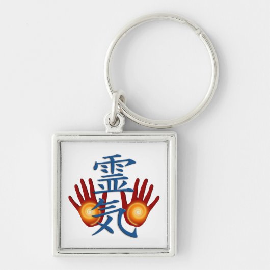 Reiki handen sleutelhanger (Voorkant)