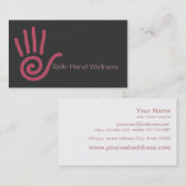 Reiki Handhand Visitekaartje (Voorkant / Achterkant)