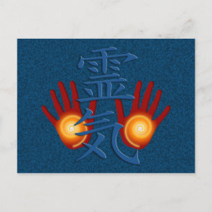 Reiki Hands Briefkaart