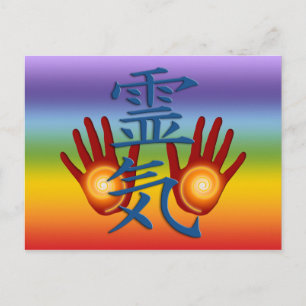 Reiki Hands Briefkaart