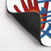 Reiki Hands | Maak uw eigen achtergrond Muismat (Hoek)