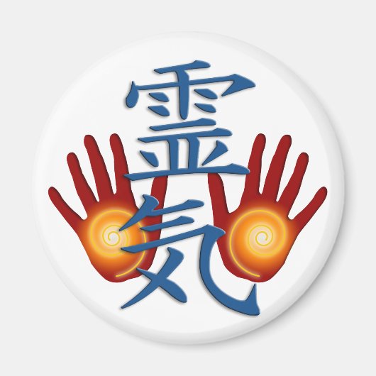Reiki Hands Magneet (Voorkant)