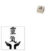 Reiki Hands Rubberstempel (Gestempeld)