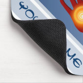 REIKI Hands Symbol + jouw naam & afbeelding Muismat (Hoek)