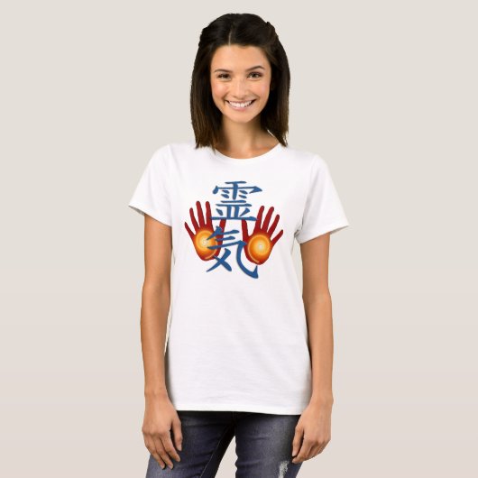 Reiki Hands T-shirt (Voorkant volledig)