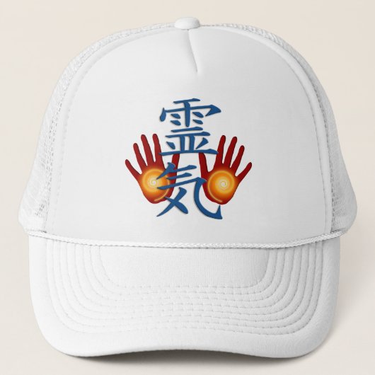Reiki Hands Trucker Pet (Voorkant)