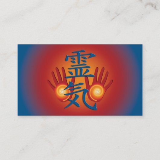 REIKI Hands Visitekaartje (Voorkant)